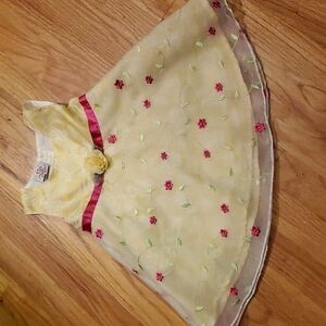 Real Love Girls Embroidered Floral Dress Size 3T